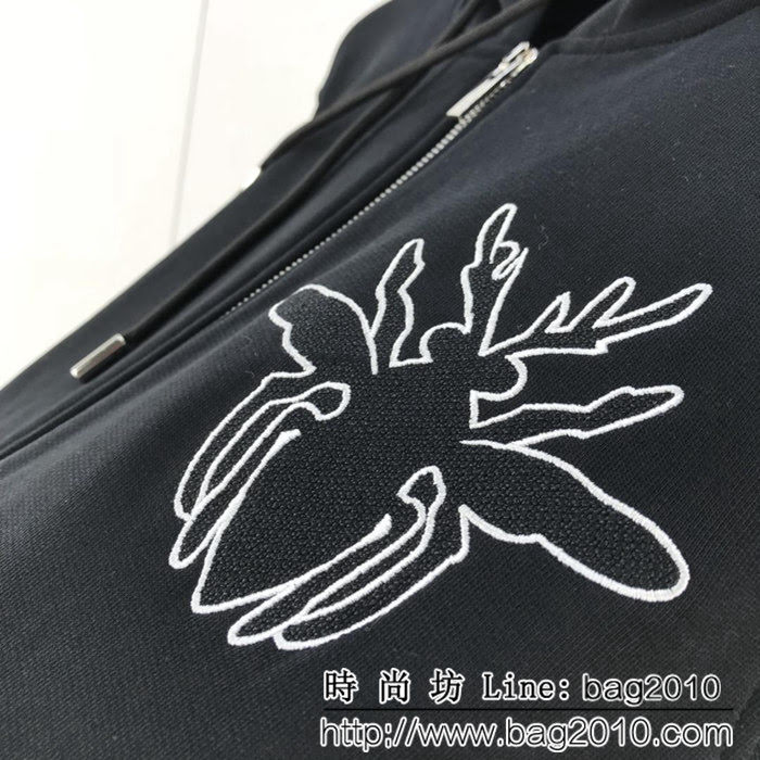 DIOR迪奧 18ss秋冬新款 專櫃斷貨款 刺繡大蜜蜂 拉鏈衛衣套裝 ydi1142